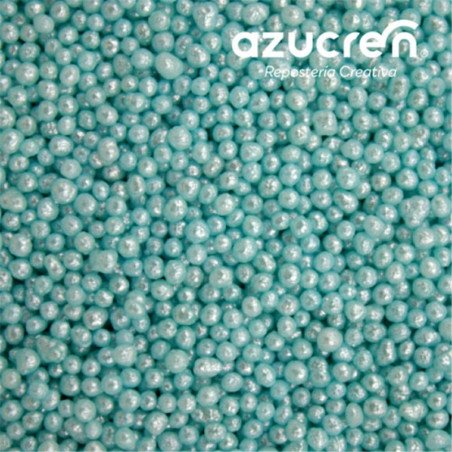 Azucren Pearls Nonpariel Turquoise - 90 g