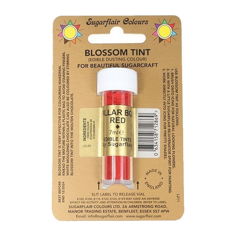 Sugarflair Blossom Tint Pillar Box Red - 7 Ml