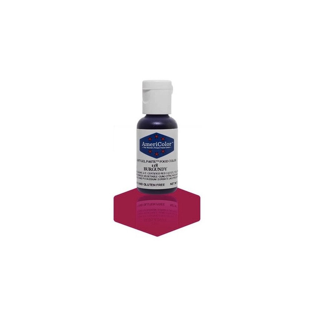 AmeriColor® Soft Gel Paste Burgundy - 21g