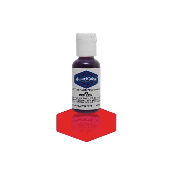 AmeriColor® Soft Gel Paste Red Red - 21g