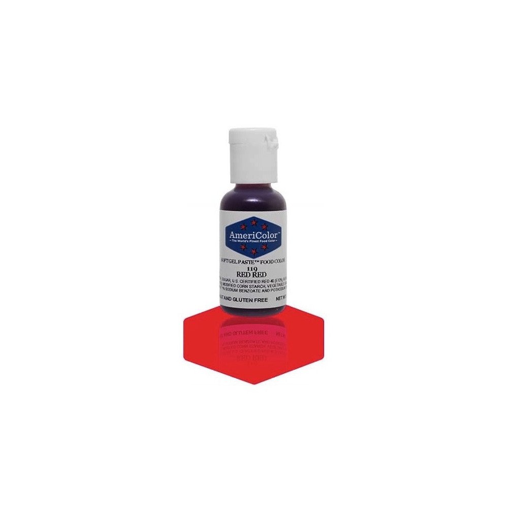 AmeriColor® Soft Gel Paste Red Red - 21g