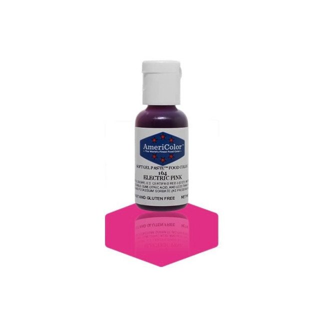 AmeriColor® Soft Gel Paste Electric Pink - 21g