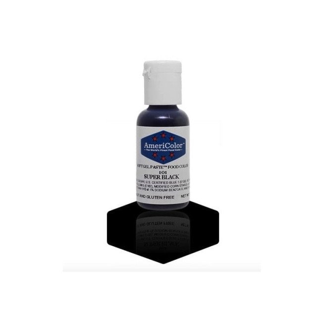 AmeriColor® Soft Gel Paste Super Black - 21g