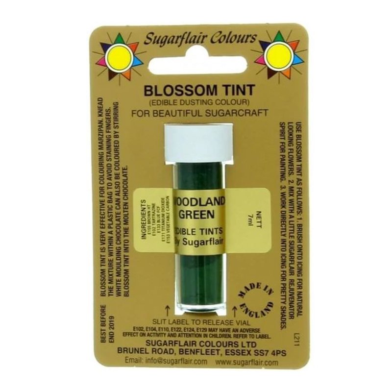 Sugarflair Blossom Woodland Green - 7 Ml