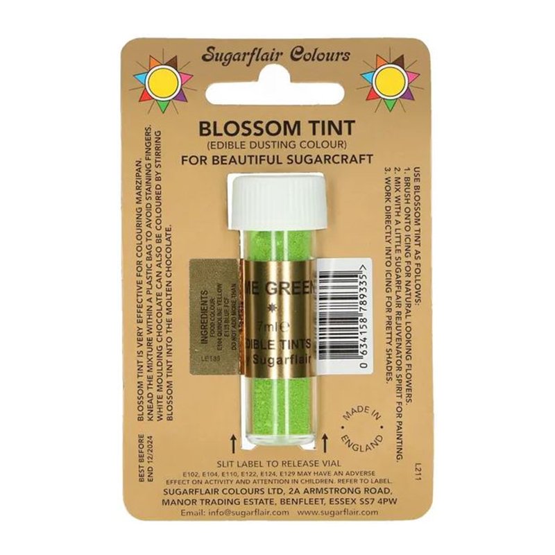 Sugarflair Blossom Tint Lime - 7 Ml