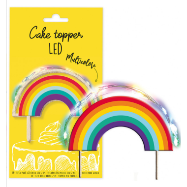 ScrapCooking® Rainbow LED Cake Topper