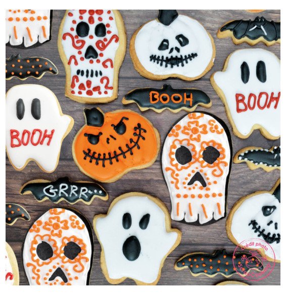 Halloween-Themed Powdered Food Colourings - Set Of 3