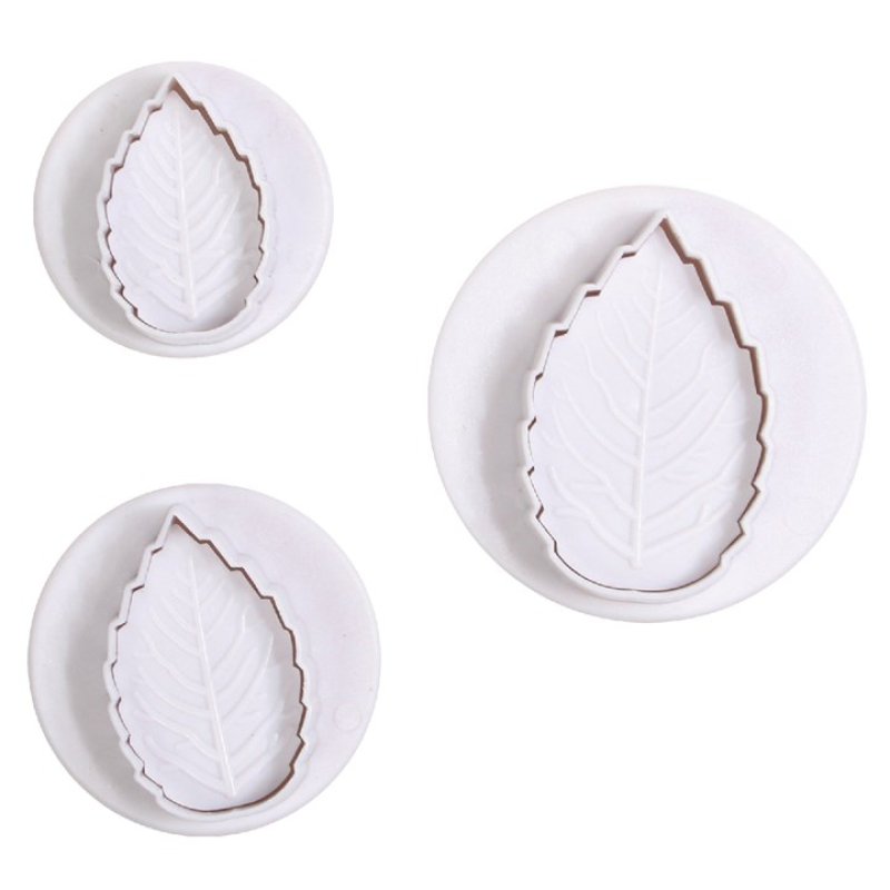 Cake Star Plunger Cutter Leaf 3 Piece