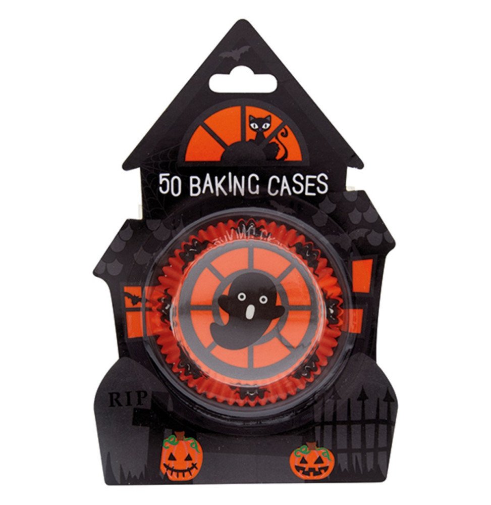 Haunted House Baking Cases - Set Of 50