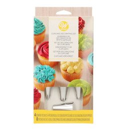 SET 12 WILTON CUPCAKE DECORATIONS