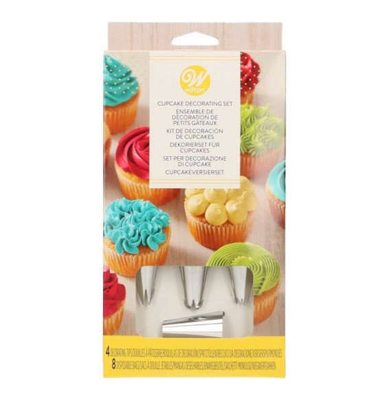 SET 12 WILTON CUPCAKE DECORATIONS