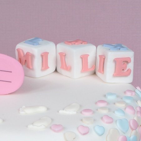 Mini Cake Star Easy Push Alphabet Cutters- Upper Case