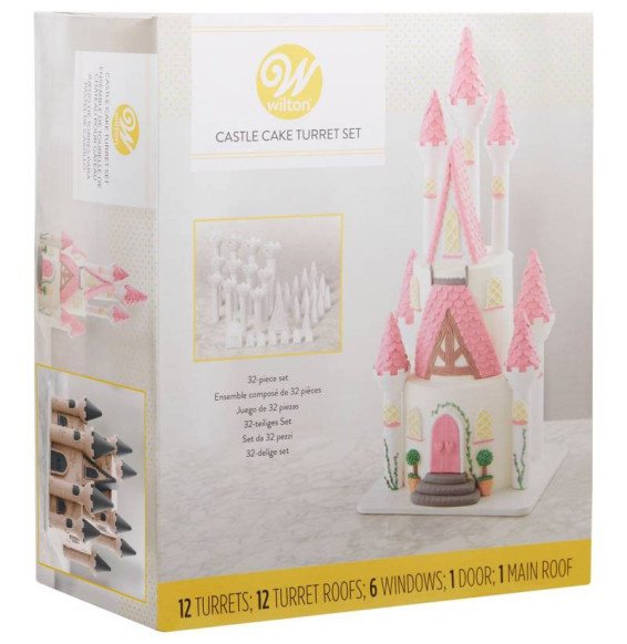 Wilton Romantic Castle Cake - Set Of 32 Piece