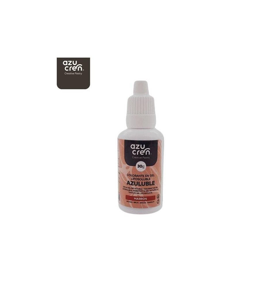 Liposoluble Gel Dye Brown - 30ml