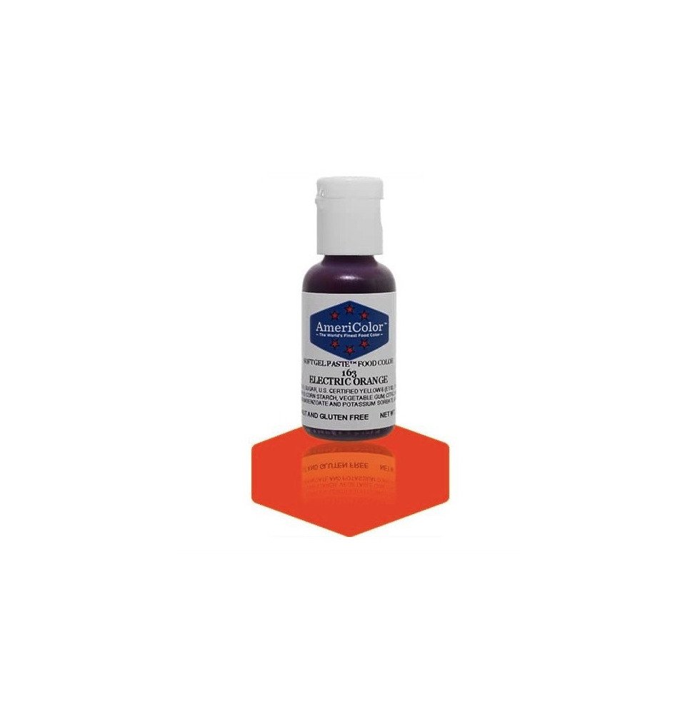 AmeriColor® Soft Gel Paste Electric Orange - 21g