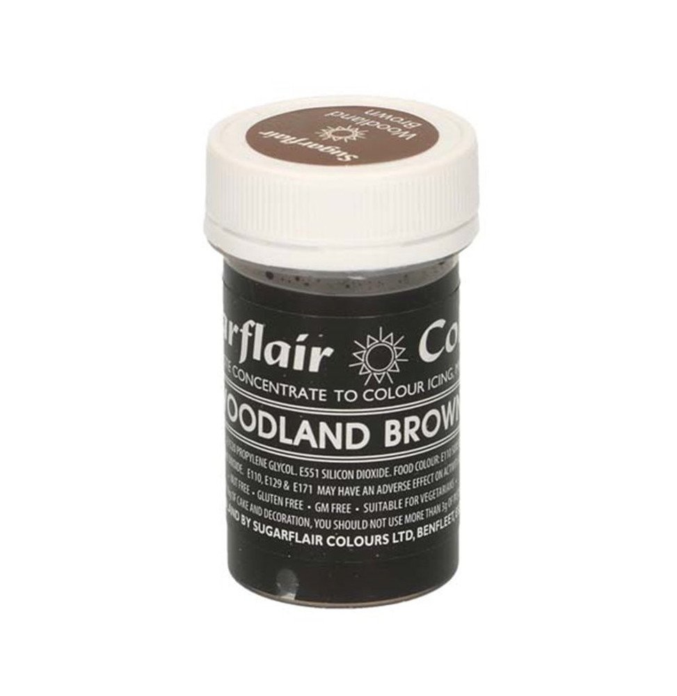 Sugarflair Woodland Brown - 25g