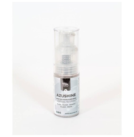 Azushine Spray Silver GliItter Powder - 10 GR