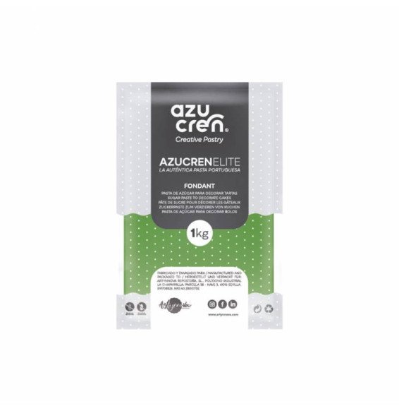 AzucrenElite Fondant  Green - 1Kg