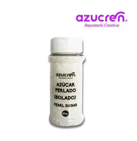 Azucren Pearl Sugar (ROUND SUGAR) - 80g