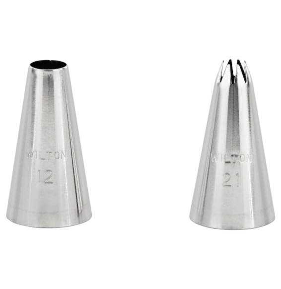 Wilton Nozzle  Disposable 12 x 21 - Tip Set Of 2