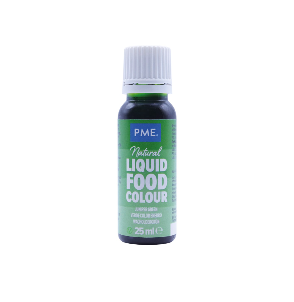 PME 100% Natural Food Colour Liquid Juniper Green - 25ml