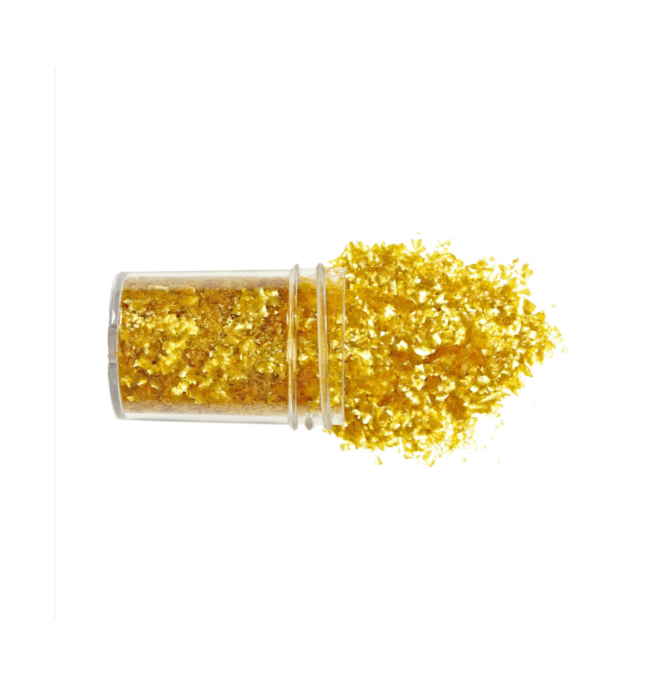 PME Edible Glitter Flakes Gold -  7.1g