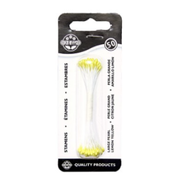 PME Pearl Stamen Large Lemon Yellow - Set Of 50