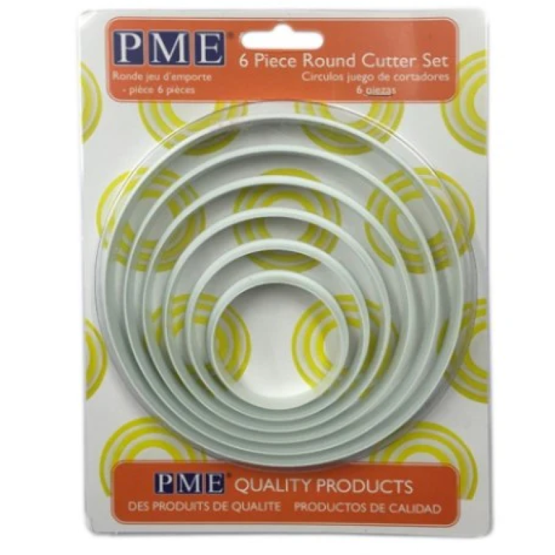 PME Round Cutter - Set of 6