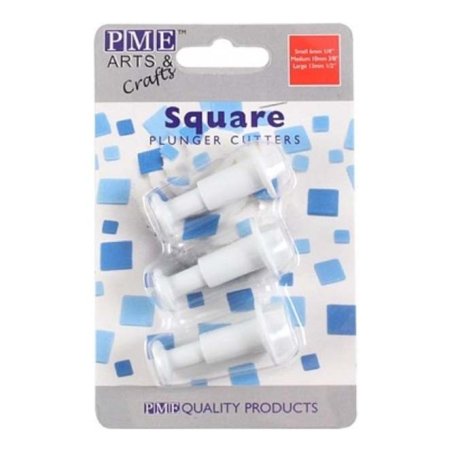 Mini Square Plunger - Set of 3