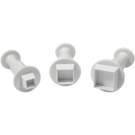 Mini Square Plunger - Set of 3