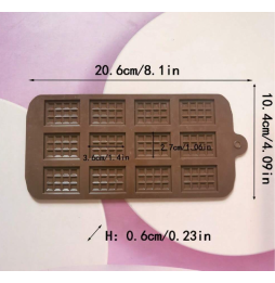 Waffle Mini Chocolate Silicone Mold