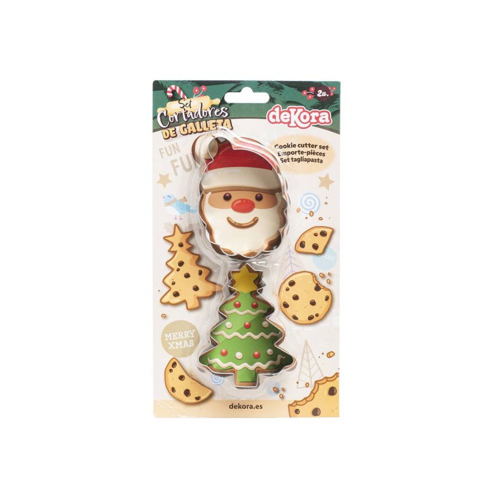 Dekora Christmas Cutters - Set Of 2