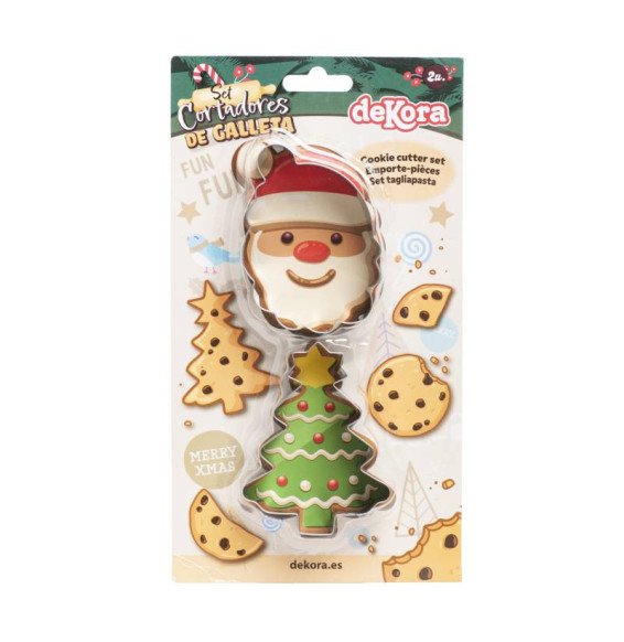 Dekora Christmas Cutters - Set Of 2