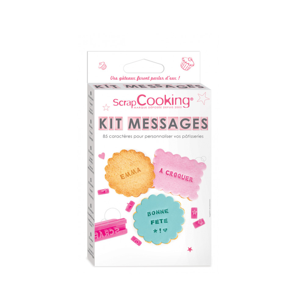 Scrapcooking Messages Character - Set Of 87