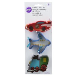 Transportation Cookie Cutter Set - 3 Set