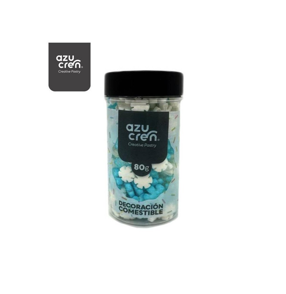 Azucren SNOWFLAKES Sprinkles - 90 g