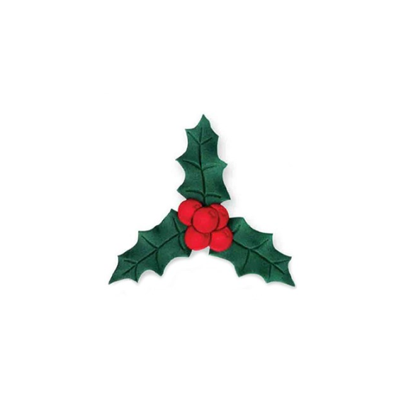 JEM Christmas Cutters - Holly & Berries - Set of 2