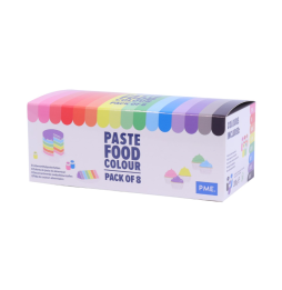 PME - Paste Food Colour - Set of 8