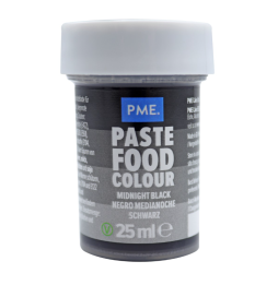 PME - Paste Food Colour - Midnight Black - 25g