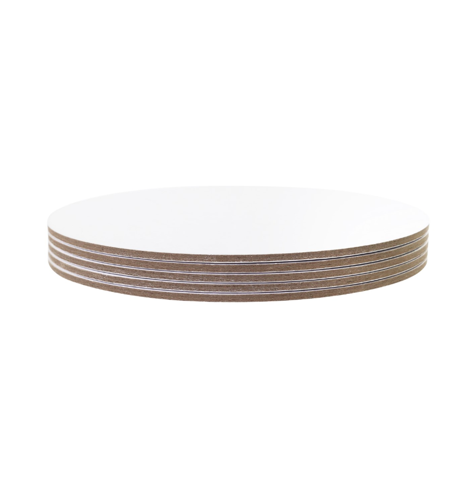 PME - 6'' Round Cake Cards White