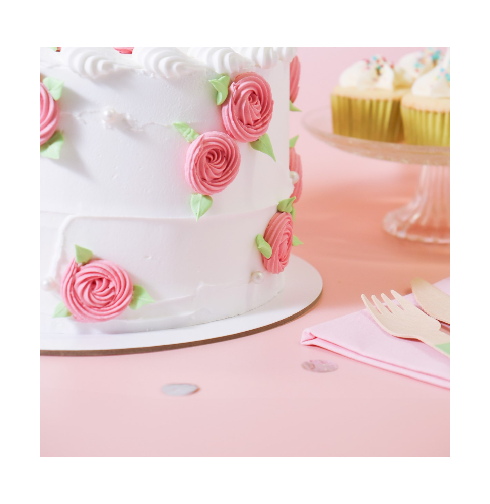 PME - 6'' Round Cake Cards White