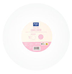 PME - 10'' Round Cake Cards White