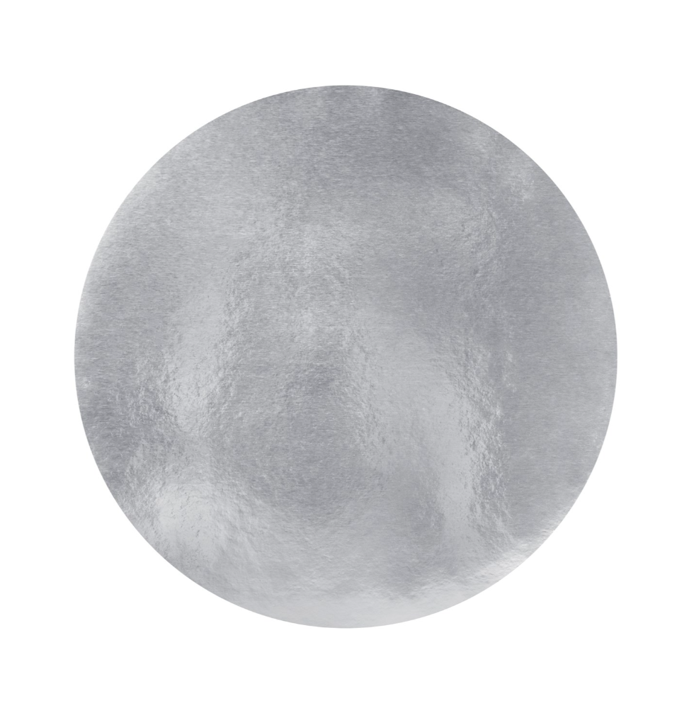 10'' PME - Round Cake Board with Banded Edge Silver