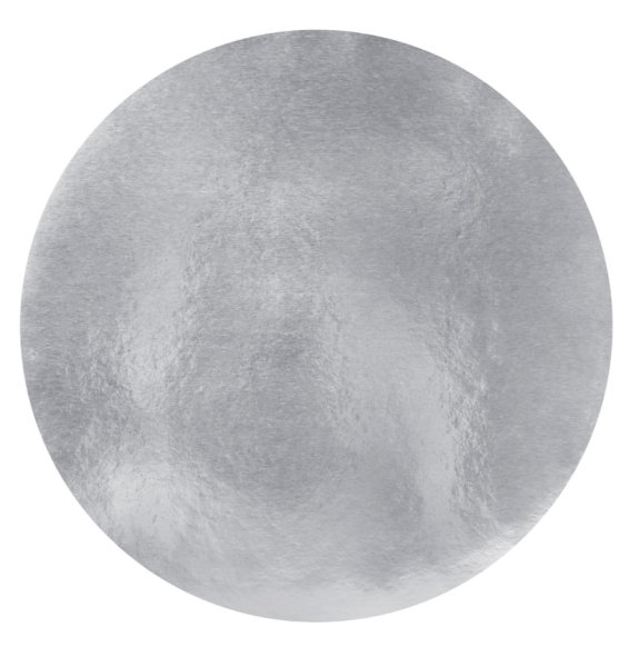 10'' PME - Round Cake Board with Banded Edge Silver