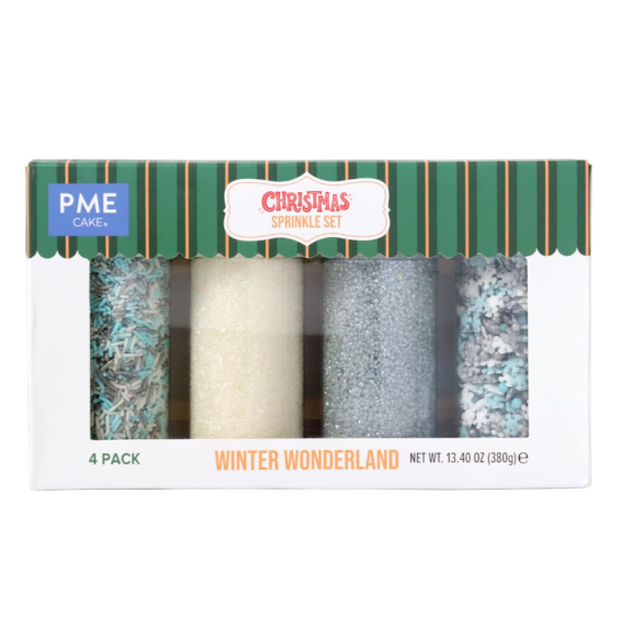PME Christmas Sprinkle - Winter Wonderland (420g) - Set of 4