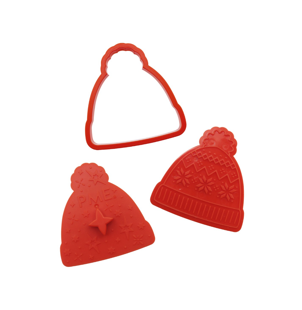 PME Christmas Cookie Cutters & Stamps - Cozy Christmas - Set of 3