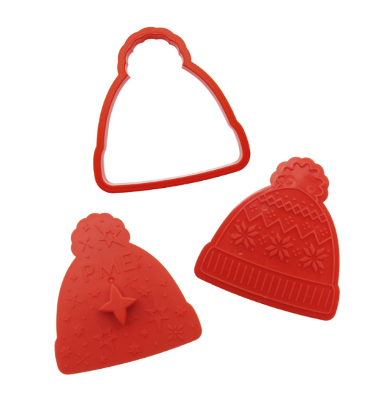 PME Christmas Cookie Cutters & Stamps - Cozy Christmas - Set of 3