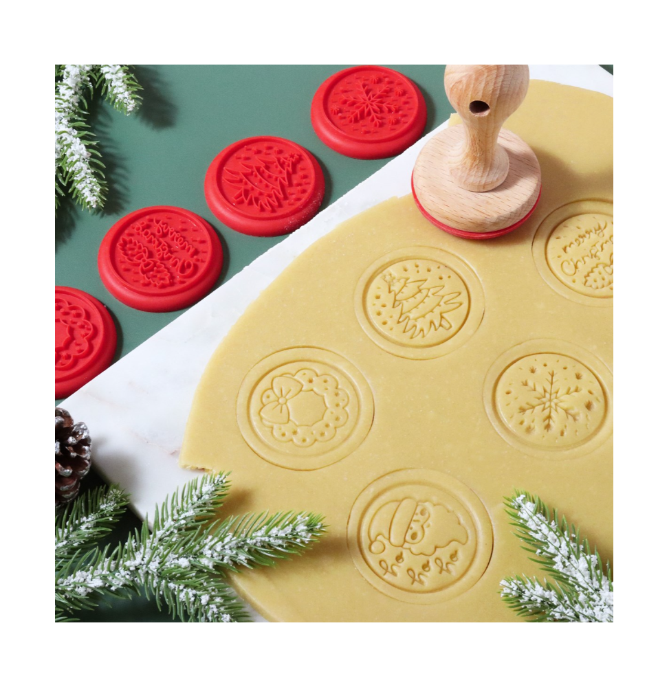 PME Christmas Cookie Stamp - 'Tis the Season! - Set of 7