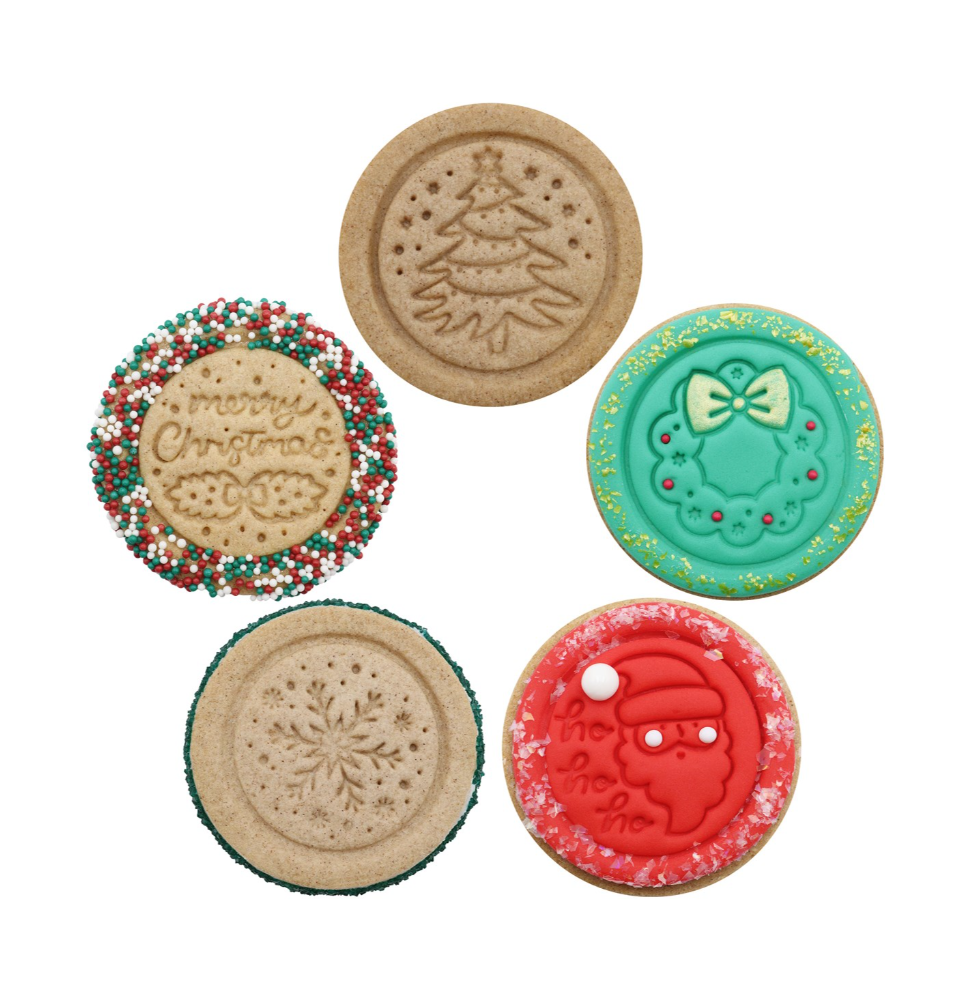 PME Christmas Cookie Stamp - 'Tis the Season! - Set of 7