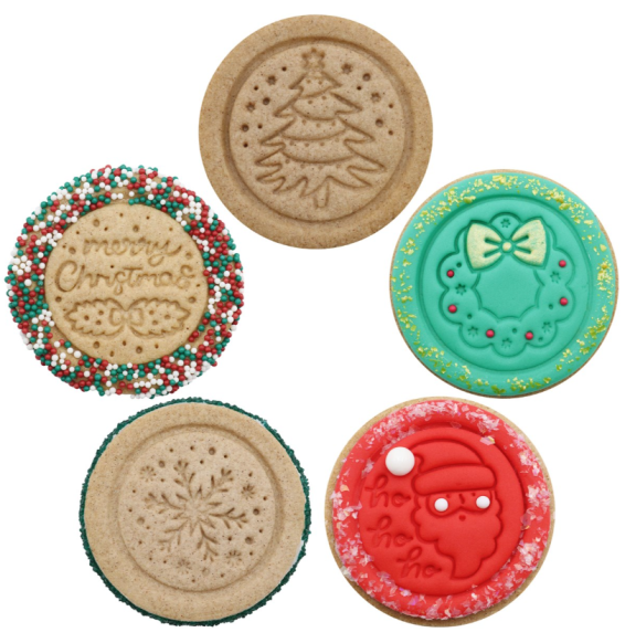 PME Christmas Cookie Stamp - 'Tis the Season! - Set of 7